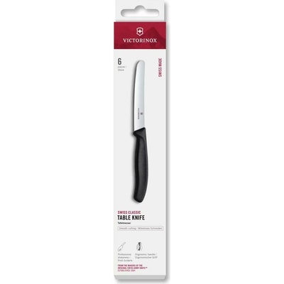 | Victorinox Sada kuchynských nožov na zeleninu SWISS CLASSIC 11 cm 6 ks čierna | 6.7803.6