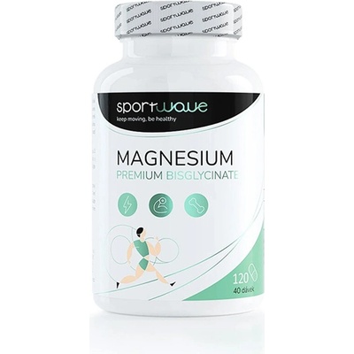 SportWave Magnesium Premium Bisglycinate 120 kapslí