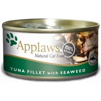 Applaws Tuna Fillet with Seaweed in broth - Месни хапки риба тон и водорасли в бульон 70 гр 1009CE-A