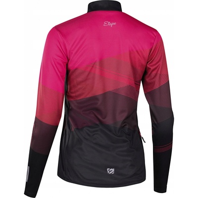 Etape Gaia dlouhý rukáv magenta-černá dámský – Zboží Dáma
