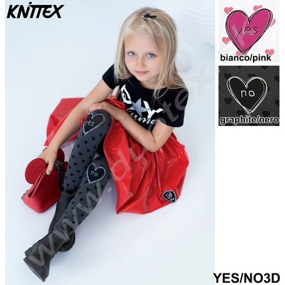 Knittex Pančuchové nohavice Yesno 3D Biancopink