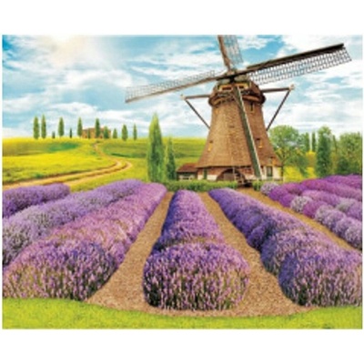 Vikpap Vikpap malování podle čísel plátno Provence mlýn 40 x 30 cm