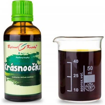 Bylinné kapky Krásnoočko bylinné kvapky tinktúra 50 ml