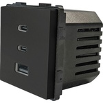 ELMARK Element usb КОНТАКТ БЪРЗО ЗАРЕЖДАНЕ 65w, ЧЕРЕН (195mfcs/bl)