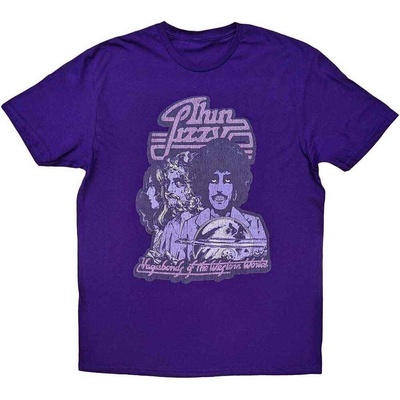 Thin Lizzy Vagabonds of the Western World Mono Distressed Purple L Риза (TLTS14MPU03)