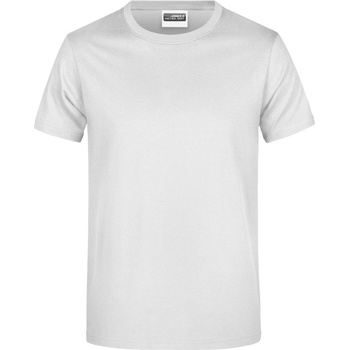 Pánské tričko Basic 180 JN790 Bílá