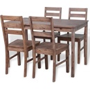 vidaXL 5-dielna jedálenská súprava