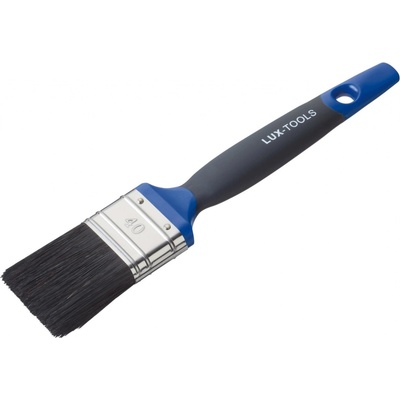 LUX-TOOLS Plochý štetec na laky so syntetickou živicou s rukoväťou Softgrip 40 m