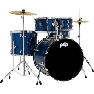 PDP by DW CENTERstage 22'' Royal Blue Sparkle Акустични барабани-комплект (PDCE2215KTRB)
