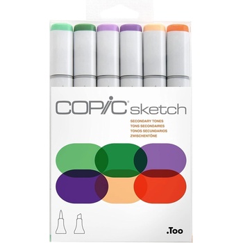 Copic Sketch Пълнител за писалка Secondary Tones 6 бр (65.2976)
