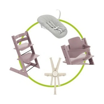 Stokke Tripp Trapp Baby Set2 Heather Mauve
