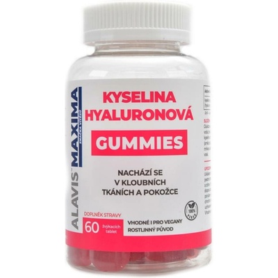 ALAVIS MAXIMA Kyselina hyaluronová GUMMIES, 60 žvýkacích tablet