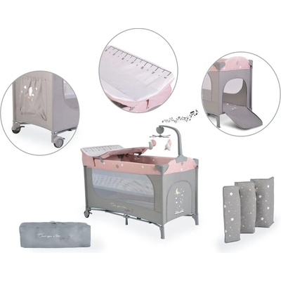 Cangaroo Детска кошара Once upon a time 3 розов