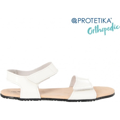 Protetika t 201 BELITA lesklá biela dámska barefootová obuv