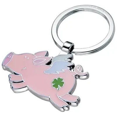 TROIKA Ключодържател Troika-LUCKY PIG (KR26-04/CH)