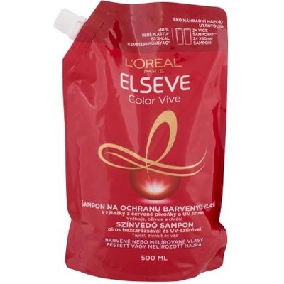 L'Oréal Elseve Color-Vive Protecting Shampoo 500 ml шампоан за боядисана и коса на кичури Пълнител за жени