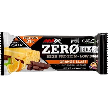 Image 1 of Amix Nutrition ZeroHero Protein Bar [65 грама] Портокал