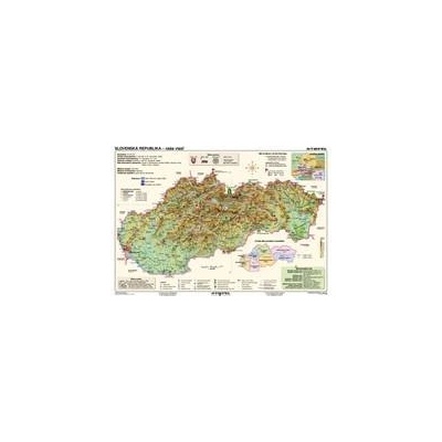 Mapa Slovenská republika naša vlasť A3 - Tabuľka - autor neuvedený
