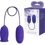 Pretty Love Daisy-Youth Vibrating Egg and Licking Stimulator Purple