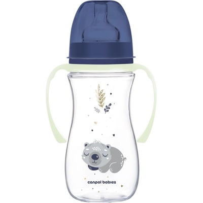 Canpol babies EasyStart Sleepy Koala 300 ml бебешко шише 12 m+ Blue 300ml