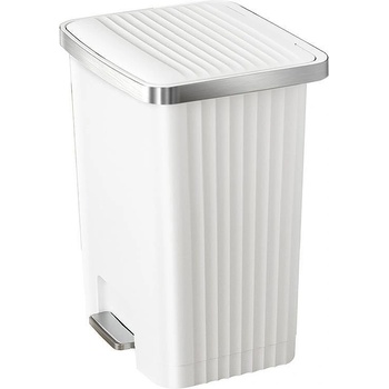 EKO-Europe Кош за отпадъци EKO HANA II с педал (70 л) - бял (EKO 638870 - White)