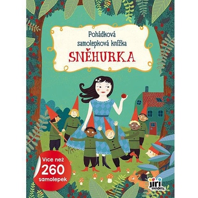 Rozprávková samolepková knižka Snehulienka