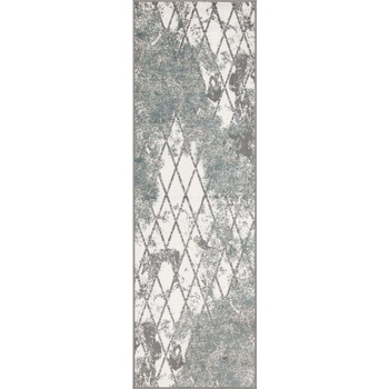 FD Сиво-синя пътека 80x250 cm Sensi Gepi - FD (5901760422512)