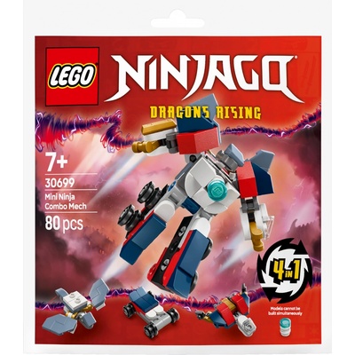 LEGO® 30699 NINJAGO Miniaturní nindžovský kombinovaný robot – Zboží Dáma