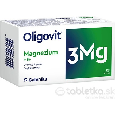 Galenika Oligovit 3 mg magnézium + B6 60 kapsúl