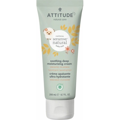 ATTITUDE Sensitive skin baby Hydratačný upokojujúci detský krém 200 ml