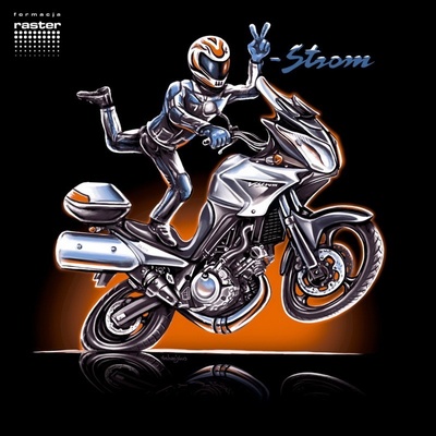 Pánske tričko Suzuki V-Strom