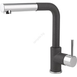 Concept BDG4527BC - Смесител за мивка с изтегляща се душ глава 26, 9 cm гранит/черен (CO0045)