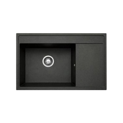 Pyramis Sink Pyramis Camea 79x50 1B 1D L black 070074301