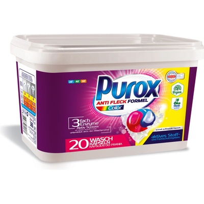 Purox Color Kapsuly na pranie Clovin 20 ks