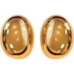 HARAHU Обици Retro Oval - Златна KP29333