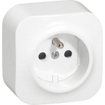 Legrand - Стенна домашна розетка 250V/16A FORIX бяла (LR0105)