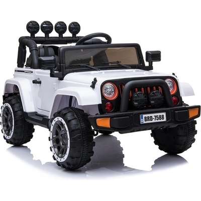 RAMIZ Elektrické autíčko Jeep BRD-7588 4x4 biele