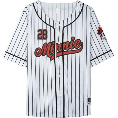 Cerdá tričko baseballové bílé, Minnie