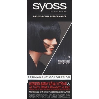 Syoss Permanent Coloration 1-4 Blue Black