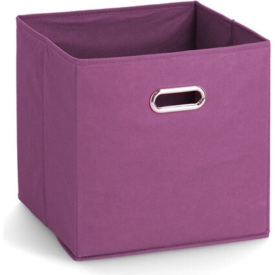 ZELLER Úložný box, fialový, 32 x 32 x 32 cm, textilný