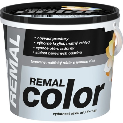 REMAL COLOR FARBA NA STENU POPOLUŠKA 6 KG