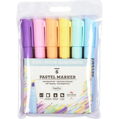 KOH-I-NOOR Set of Highlighters Pastel Маркер Pastel 6 бр (<![CDATA[772406JF07KS]]>)