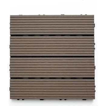 Effector WPC декинг плочи JE-D1 A1, Светло кафе, 30 x 30 x 2 см (3541415)