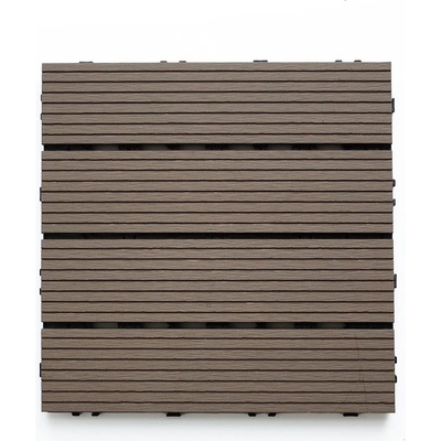 Effector WPC декинг плочи JE-D1 A1, Светло кафе, 30 x 30 x 2 см (3541415)