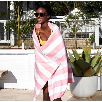 Dock & Bay: Бързосъхнеща плажна кърпа Cabana - Malibu Pink (5060668833445)
