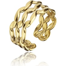 Marc Malone pozlátený prsteň Clara Gold Ring MCR23007G