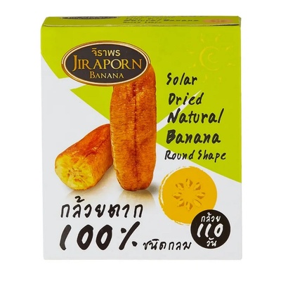 JIR APORN Сушени бананови резени Natural Jir Aporn 200 г