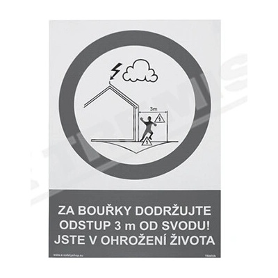 TREMIS Tabulka BT S A5 bezpečnostní samolepící Z997