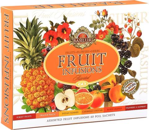 Basilur Fruit Infusions Assorted 60 sáčkov