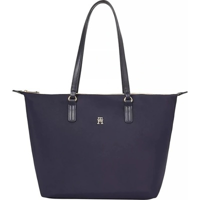 Tommy Hilfiger kabelka cez rameno Poppy Tote Corp. II /Modrá